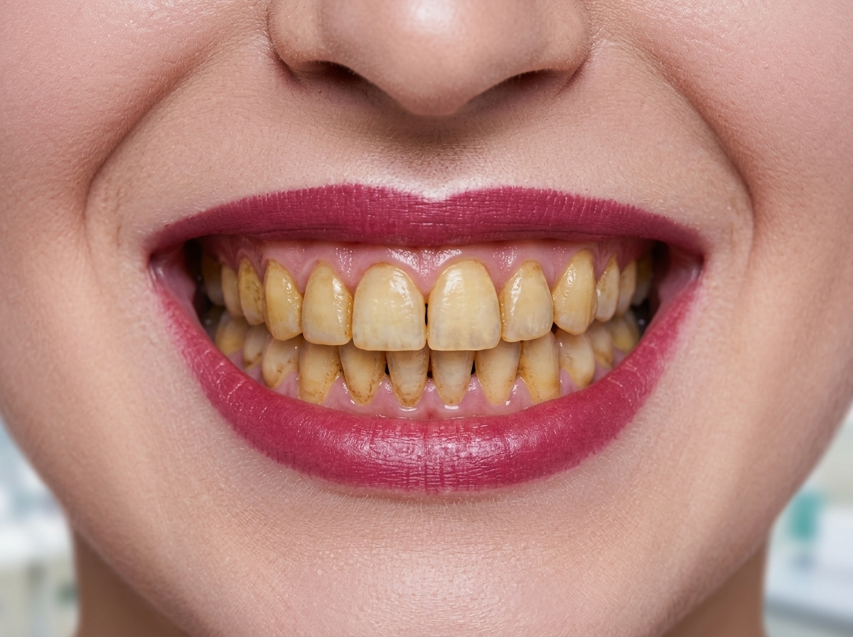 Smile before treatment